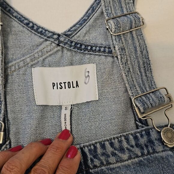 Pistola denim Overalls  small - Picture 3 of 8